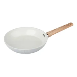 Poele creme exterieur strie
