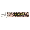 Porte cle leopard et message