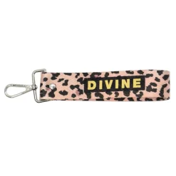 Porte cle leopard et message