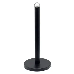 Porte essuie tout inox noir