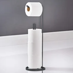 Porte papier toilette gris