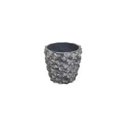 Pot Auf gizeh argent o18.5h18cm