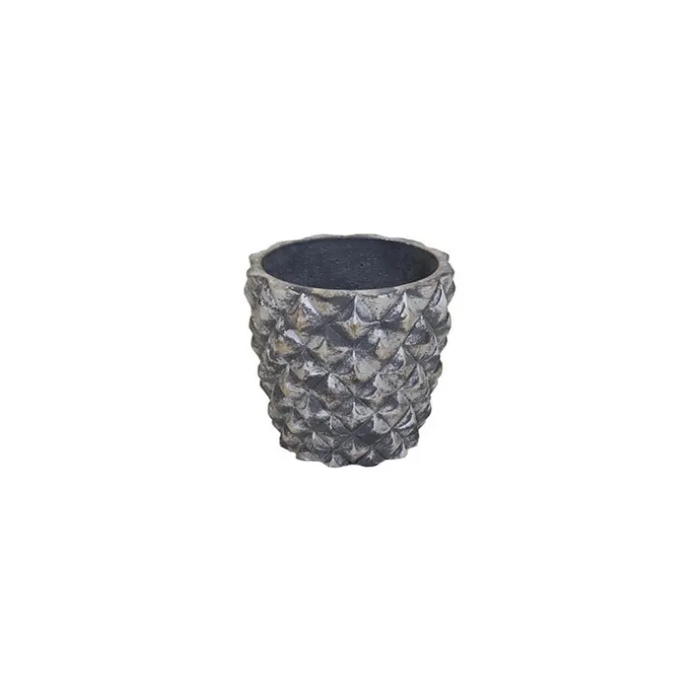 Pot Auf gizeh argent o18.5h18cm
