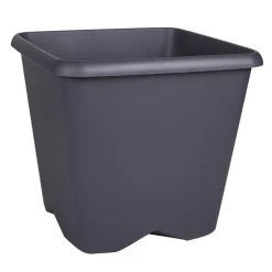 Pot carre chorus 30cm gris