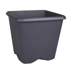 Pot carre chorus 25cm gris