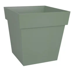 Pot carre toscane 39cm vert