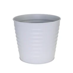 Pot decoratif en metal