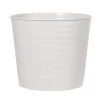 Pot decoratif xl en metal textur