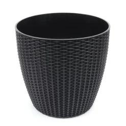 Pot de fleur en plastique