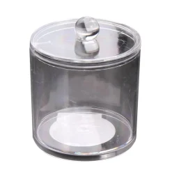 Pot de rangement rond transparen