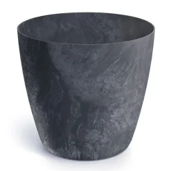Pot effet beton anthra o24cm