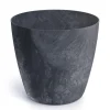 Pot effet beton anthra o18cm