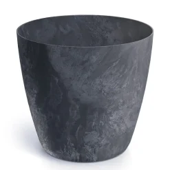 Pot effet beton anthra o18cm