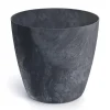 Pot effet beton anthra o30cm