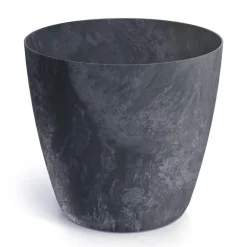 Pot effet beton anthra o30cm