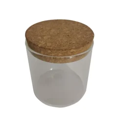 Pot en verre couvercle liege