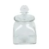 Pot fleur en verre 10x10x15cm