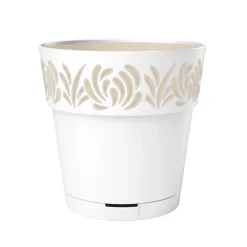 Pot gaia d20cm blanc