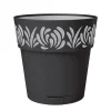 Pot gaia d30cm graphite