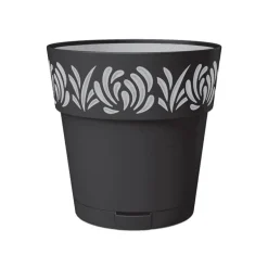 Pot gaia d15cm graphite
