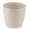 Pot liberty d25cm travertine bei