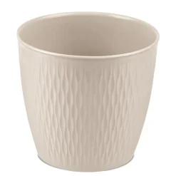 Pot liberty d25cm travertine bei