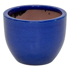 Pot oeuf bleu o28h22.5cm