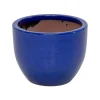 Pot oeuf bleu o23h18cm