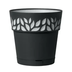 Pot opera chloe d25cm graphite/g