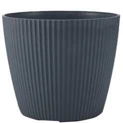 Pot plastique nervure o18cm