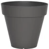 Pot rond patio d50 gris