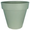 Pot rond patio d50 vert argile