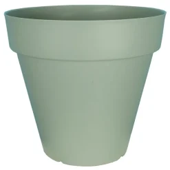 Pot rond patio d50 vert argile
