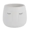 Pot visage 3d o12cm beige