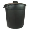 Poubelle de jardin 80l noir