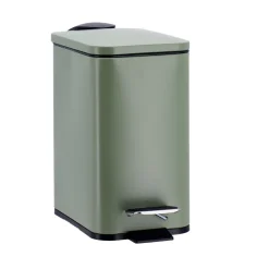 Poubelle 3l metal frein de chute