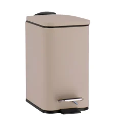 Poubelle 3l metal frein de chute