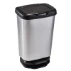 Poubelle pedale jive 40l silver