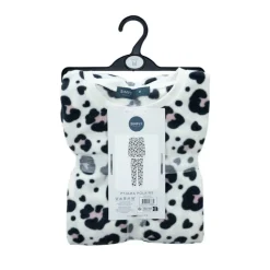 Pyjama femme polaire leopard