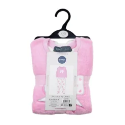 Pyjama fille polare noeud rose