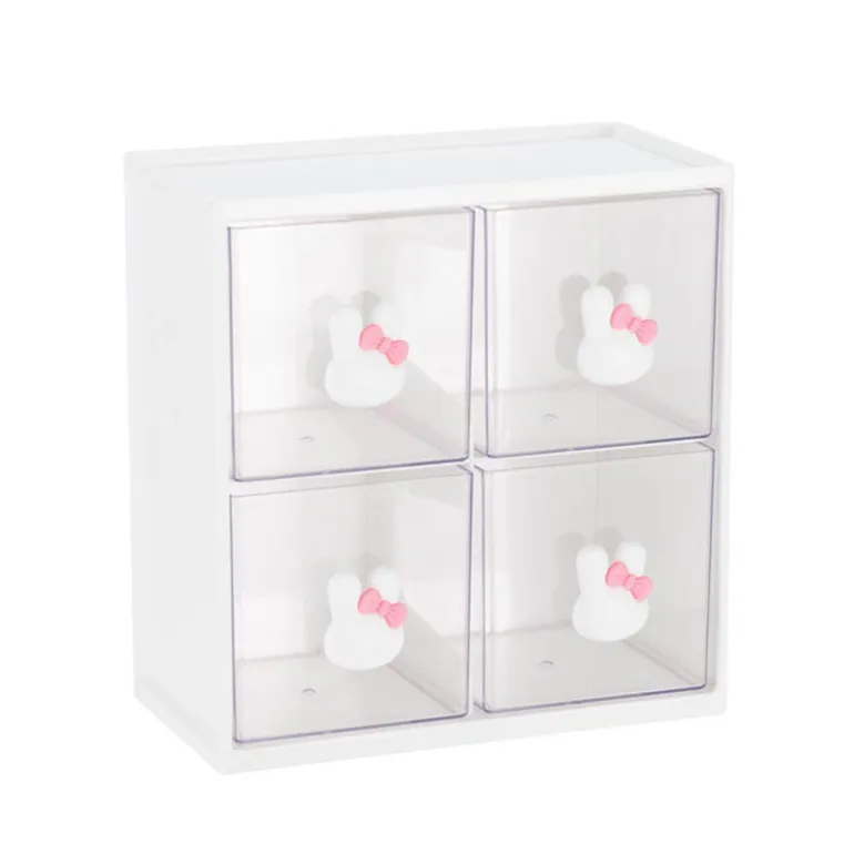 Rangement lapin 4 tiroirs