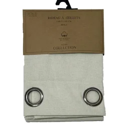 Rideau Aillets coton 140x240cm b
