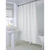 Rideau de douche blanc