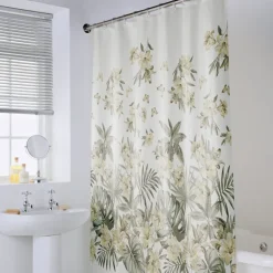 Rideau de douche botanique