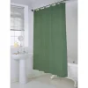 Rideau de douche gauffre vert