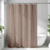 Rideau de douche unicolor taupe