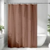 Rideau de douche unicolor terra
