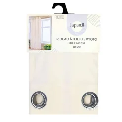 Rideau kyoto 140x240cm beige
