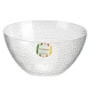 Saladier craquele transparent