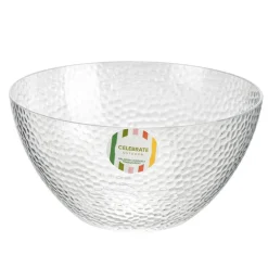 Saladier craquele transparent